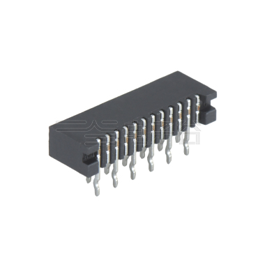 Pitch 1.00mm 90º C型 卧插 12Pin 黑色